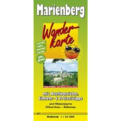 Wanderkarte Marienberg: mit Ausflugszielen, Einkehr- & Freizeittipps und Nebenkarte Olbernhau - R�benau, wetterfest, reissfest, abwischbar, GPS-genau. 1:25000