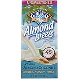 Blue Diamond Almond Breeze - Unsweetened Vanilla Coconut - 32 oz