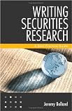 Review John Wiley & Sons  / Writing Securities Research: A Best Practice Guide