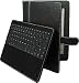 E-Stand CBI-BTPF-R-BLK-02 Black Small Portfolio Case with Removable Bluetooth Keyboard for iPad 2