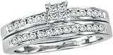 0.50CT-DIA INVISIBLE BRIDAL SET