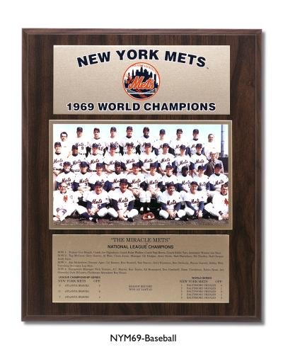 New York Mets Healy Plaque - 1969 World Series Champs