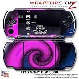 Alecias Swirl 01 Purple WraptorSkinz Skin and Screen Protector Kit fits Son ....