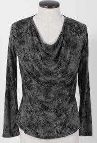 お兄系 ロンＴ メンズ V系【Aegnoir(イグノア)MA.DA.RA DRAPE LS/TEE】長袖Tシャツ