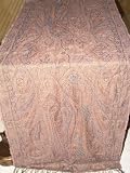 Beaded Kashmir Pashmina Shawl Wrap Jamavar Throw India