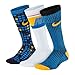 Nike Big Boys' Performance Square/Dots Crew Socks 3 Pack