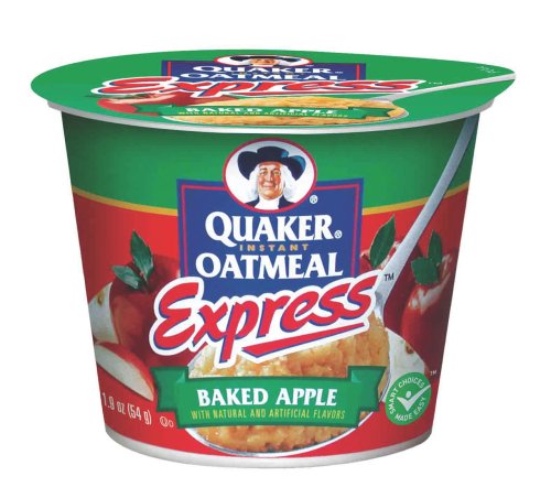 Quaker Instant Oatmeal Express Baked Apple, 1.9-Ounce Boxes (Pack of 12) by Quaker