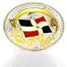 WESTERN DOMINICAN REPUBLIC FLAG BELT BUCKLE
