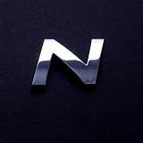 Produkt-Bild: Chrombuchstaben Auto-Schrift 3D-Buchstaben "N" 26mm