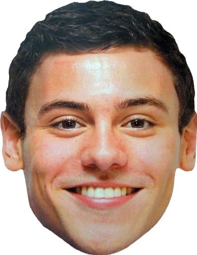 Sporting Hero - Tom Daley - Card Face Mask