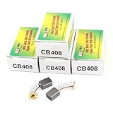 uxcell　カーボンブラシ　電動工具　CB408　モーターのカーボンブラシ　12　x　9　x　6mm　5ペア