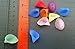 Frosted Large Acrylic Multicolor Assorted Calla Lily Flower Beads For Jewelry Making- 24mm 1 Inch