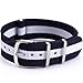 20mm Blue & White Army Nylon Sport Watch Band Straps for Men Women WB2017