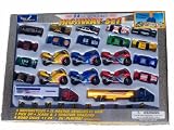DELUXE 34 Piece Die Cast HIGHWAY PLAYSET + BONUS PLAYMAT