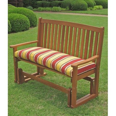 International Caravan Chatham Outdoor Wood Patio Double Glider