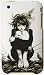 iphone case cover 3g 3gs snap on cover case lady with pigeon graphic unicase