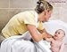 ClevaMama Apron Hooded Baby Towel - Bath Towel With Hood, Soft Cotton Bath Wrap, Blue