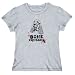 T-Shirt Womens Heather Gray " American Cocker Spaniel BONE CRUSHER " Dogs