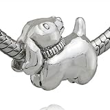 Lovely Dog European Beads Fits Pandora Bead Charm Bracelet