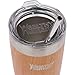 Healthy Human Stainless Steel Tumbler with Straw & Lid | Splash Proof Insulated Travel Cup | Eco-Friendly Coffee Tumblers | Water Cups with Straws Cleaner and Splash Proof Lids (20oz, Nat. Wood)