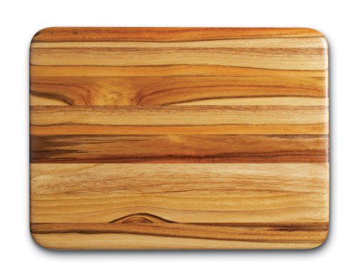 Best Price Proteak Teak Cutting Board Rectangle 12-by-9-by-1-Inch Edge Grain