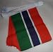 World of Flags 6m 20 flag Gambia bunting