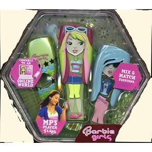 Barbie MP3 Player Green and Blue by 