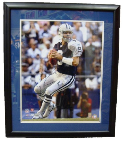 Tony Romo Dallas Cowboys Autographed Framed 16x20 (Cowboys)