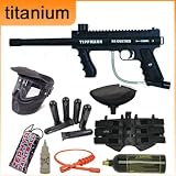 Tippmann Platinum 98 Titanium Egrip Paintball Gun Package - Black