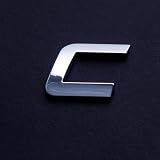 Produkt-Bild: Chrombuchstaben Auto-Schrift 3D-Buchstaben "C" 26mm