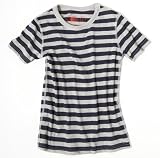 感覚・触覚過敏症、アトピー用　子供服：ナチュラルTシャツ：ボーダー