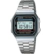 Casio #A168W-1 Men's Electro Luminescence Digital Chronograph Alarm Watch