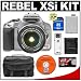 Canon EOS Digital Rebel XSi 12.2-Megapixel SLR Camera & Canon EFS 18-55mm f/3.5-5.6 IS Zoom Lens + 4GB SD Memory Card + LP-E5 Battery + Case + Cameta Bonus Accessory Kit