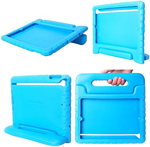 Klogi Kids Light Weight Shock Proof Handle Case for Apple iPad Mini - Protective, Durable Kids iPad Case for Apple iPad 4 iPad 4G iPad 4th Generation iPad with Retina Display iPad 2, The New iPad 3 + Built in Stand and Carrying Handle
