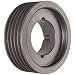 Martin Hi-Cap TB Sheave, 3V Belt Section, 5 Grooves, Class 30 Gray Cast Iron