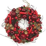 クリスマスデコレーション　リース　HW-57403-000　24cm