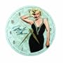Vandor 70389 Decoupage Wall Clock, Marilyn Monroe, 13-1/2-Inch