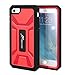 iPhone 6s Plus Case, Apple iPhone Plus 6s, ROOCASE Tough Case Full Body Complete Coverage Protective Cover Hybrid PC/TPU Shock-Absorbing Heavy Duty Dual Layer Case for iPhone 6 Plus - Red