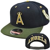 MLB American Needle Blockhead Earthtone Wool Cap Hat Snapback Los Angeles Angels