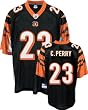 Chris Perry Jersey: Reebok Black Replica #23 Cincinnati Bengals Jersey