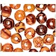 Printed Wood Beads, 9mm Barrel, 60pc Pkg (pack of 1)