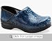Women's Dansko Clogs - Professional - Blue Python Patent
