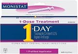 Monistat Vaginal Antifungal Medication 1- day , 0.16-Ounce Prefilled Applicators (Pack of 2)