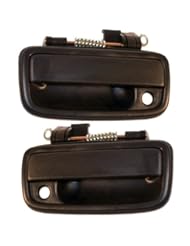 1995-2004 Toyota Tacoma Pickup Truck Front Outside Outer Exterior Black Door Handle Pair Set Left Driver AND Right Passenger Side (1995 95 1996 96 1997 97 1998 98 1999 99 2000 00 2001 01 2002 02 2003 03 2004 04)