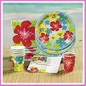 Hibiscus Luau Tableware Set for 8 (40PC)