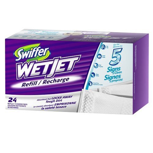 Buy Now at Amazon.com: Swiffer WetJet Cleaning Pads, 24-Count Box (Pack Of 2)