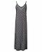 ZANZEA Womens Polka Dot Maxi Dress Casual Summer Floral Print Long Boho Beach Sundress Plus Size 01 Black US 4