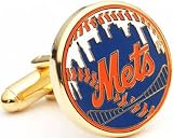 Cufflinks Inc Men's New York Mets Cufflinks Orange/blue