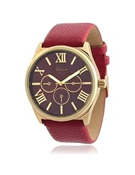 Brinley Co. Faux Leather Band Quartz Watch