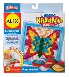 Alex Toys Simply Needlepoint Kits, 6-1/2-Inch by 6-1/2-Inch, Butterfly